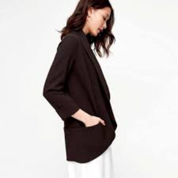 Aritzia Wilfred Chevalier Blazer- Black Size 4 - Picture 2 of 11
